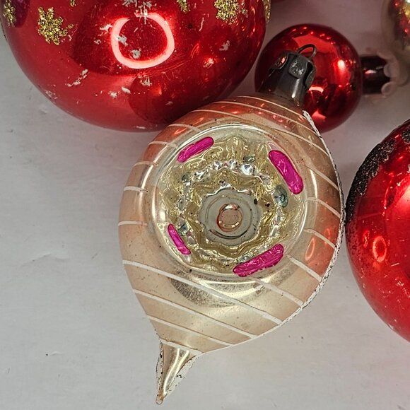 Vintage Christmas Ornament Mixed Lot Rauch Poland Germany Shiny Brite - Picture 4 of 12